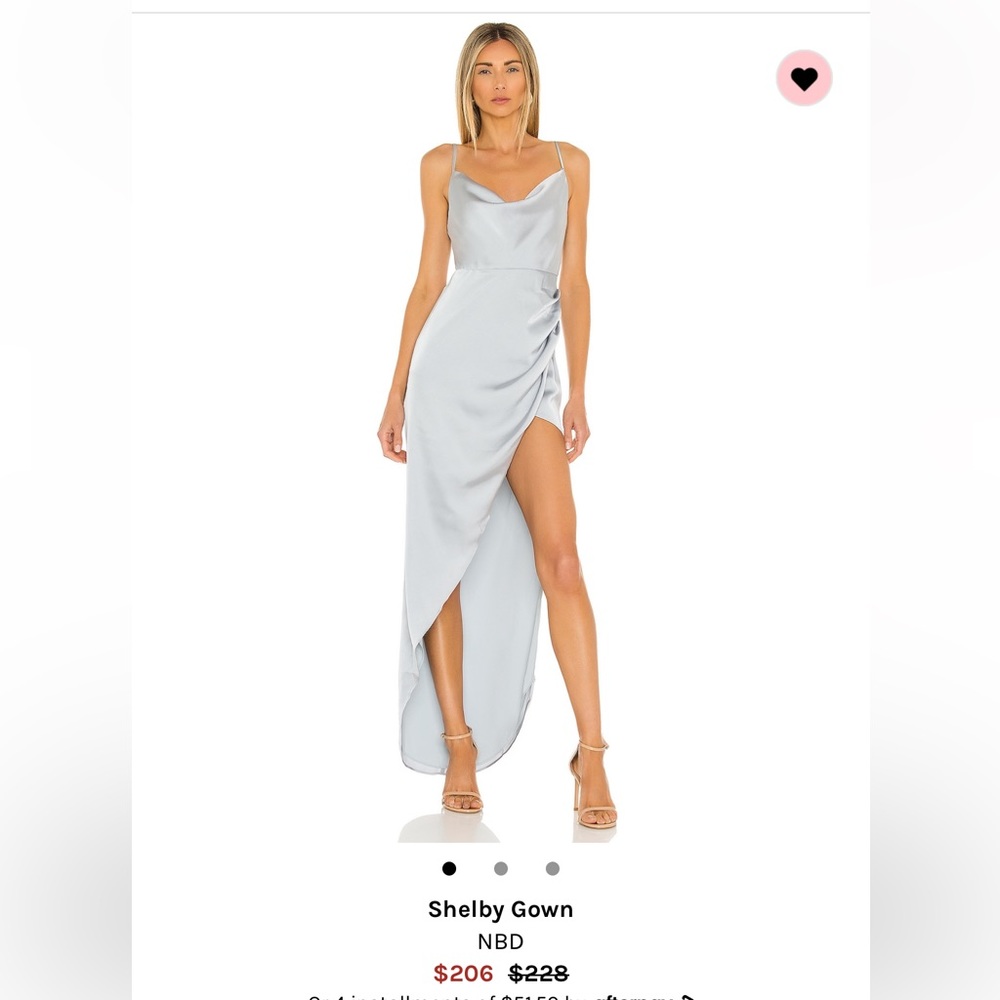 NBD | Revolve Shelby Gown - Size Small in Baby Blue